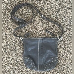 COACH Vintage Dark Brown Soho Crossbody Bag